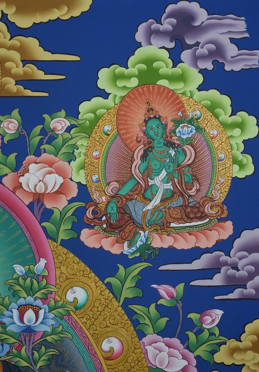 Chenrezig Thangka Painting