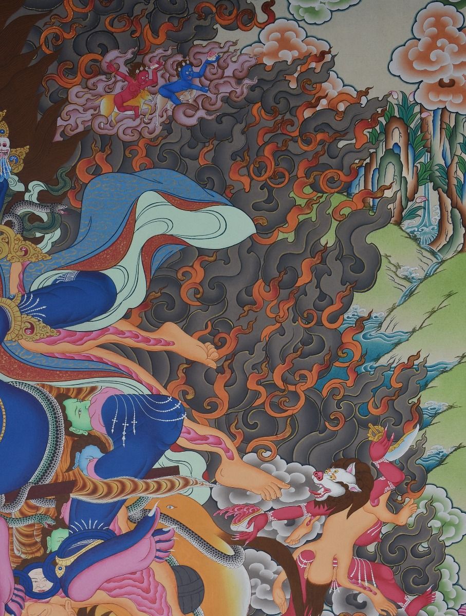 Palden Rings Palden Lhamo Thangka