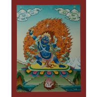 Vajrapani Thangka Revered Bodhisattva In Mahayana Buddhism