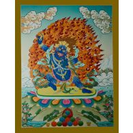 Vajrapani Thangka Painting | A Formidable Guardian