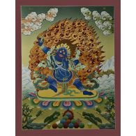 Vajrapani Thangka Buddhist Art