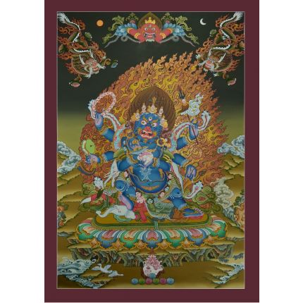 Black Mahakala Thangka – 33”x23”