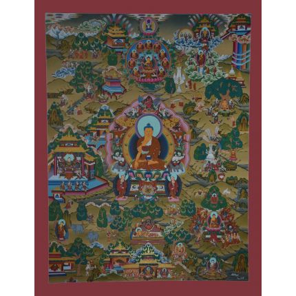Thangka Tells Story of Buddha's Life